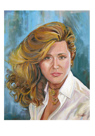 retrato de mujer Oil Canvas Portrait