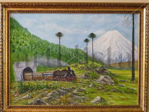 Tren Oil Canvas Landscaping