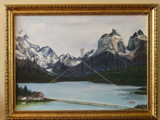 Torres del Paine Oil Canvas Landscaping