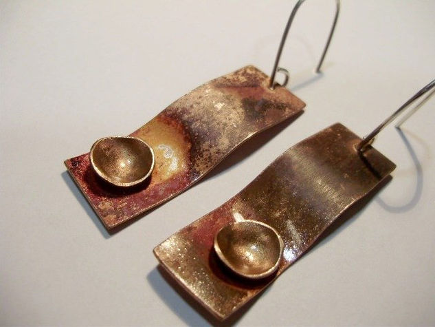 Pendientes de cobre 