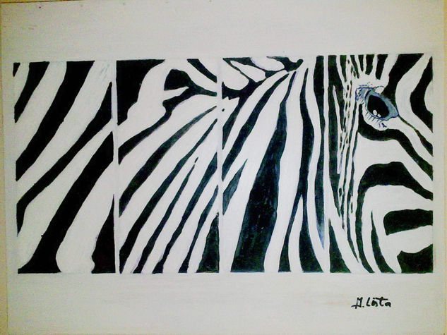 Zebra Acrylic Panel Animals