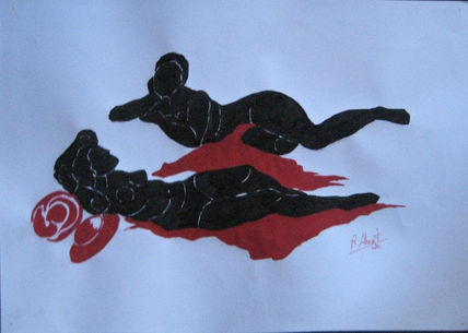 Mujeres tumbadas