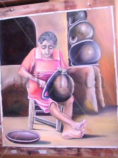 Artesana del barro...