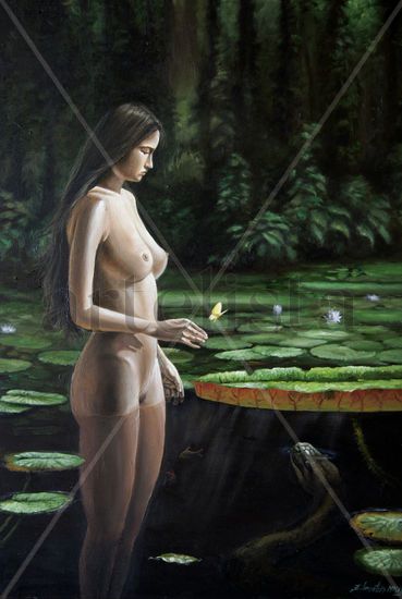 Riesgo Oil Canvas Nude Paintings