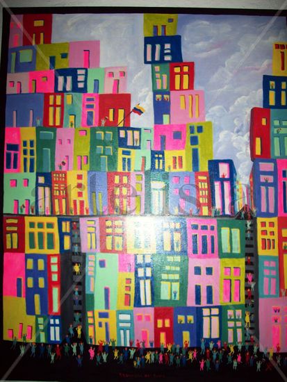 PUERTAS DEL PUEBLO Acrylic Canvas Others