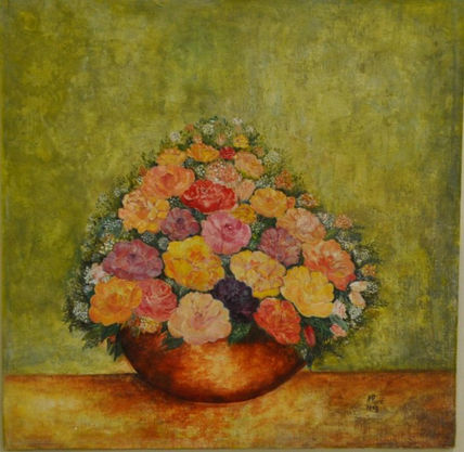 "Cuenco con Flores"