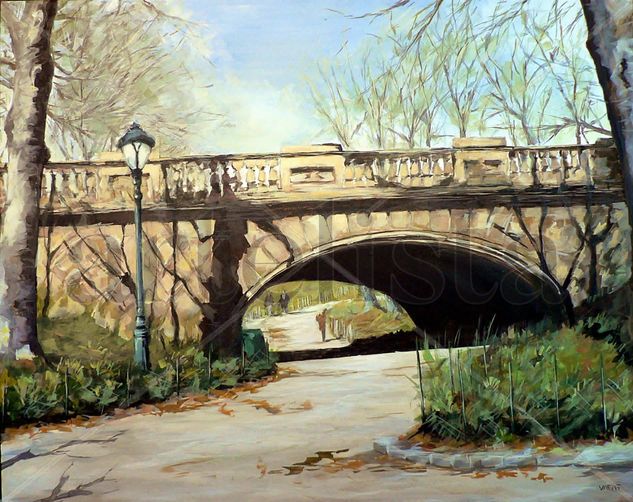 Central Park Acrylic Canvas Landscaping