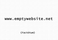 Empty Website