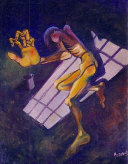 PRISIONERO DE NOCHE Oil Canvas