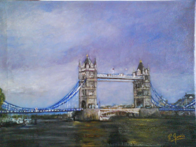 Tower Bridge Óleo Lienzo Paisaje