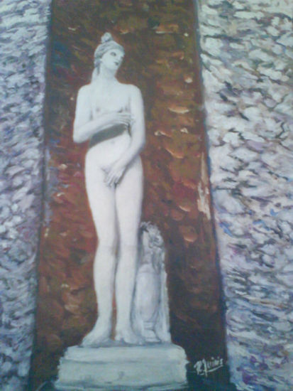 Estatua de Venus Oil Canvas Figure Painting