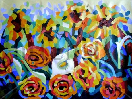 Girasoles, calas y...