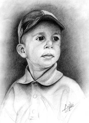 Retrato niño Pencil