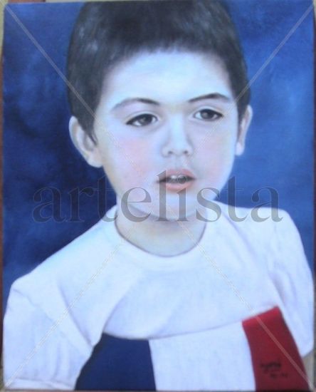 "RETRATO DE NIÑO" Óleo Lienzo Retrato