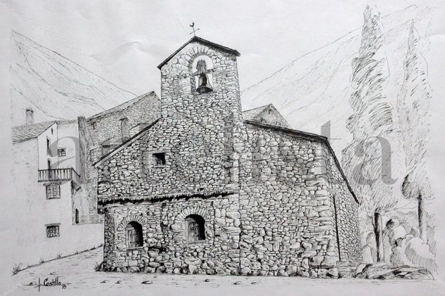 Iglesia de Sant Miquel y Sant Joan de la Mosquera. Ink