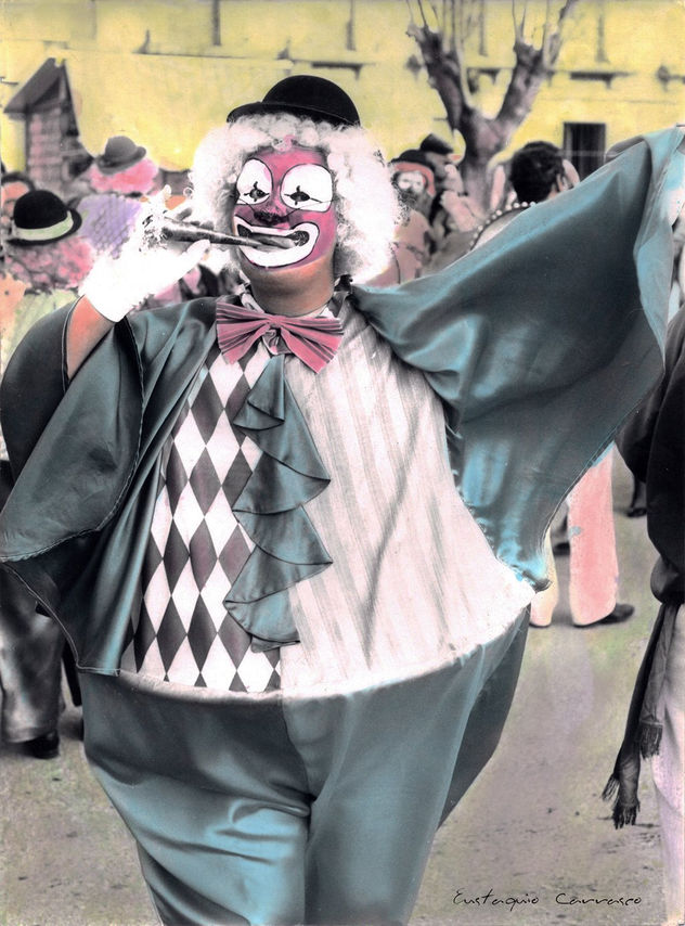 Payaso con cornetín, (Clown with cornet)