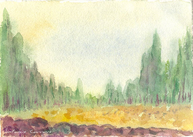 Árboles de Aknik Watercolour Paper Landscaping