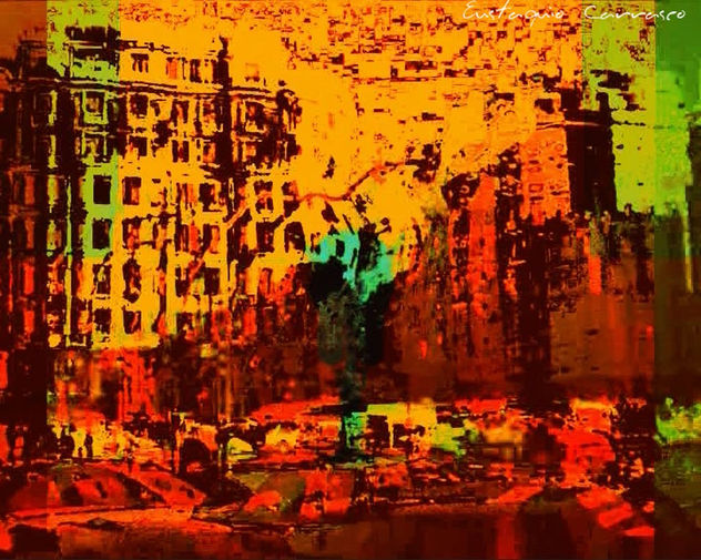 Edificio distorsionado, (Building distorted)