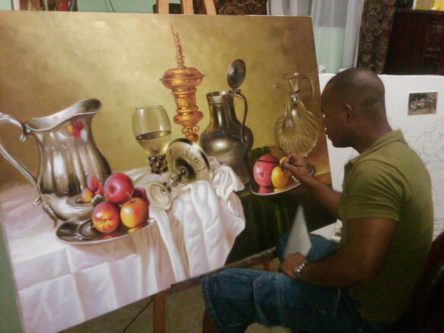 en el taller Oil Canvas Still Life Paintings