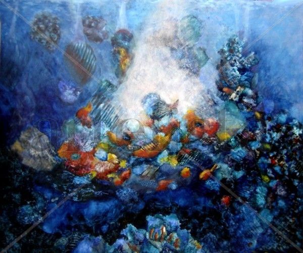 Canto de vida y esperanza Oil Canvas Marine Painting