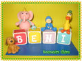Adorno para torta Pocoyo.
