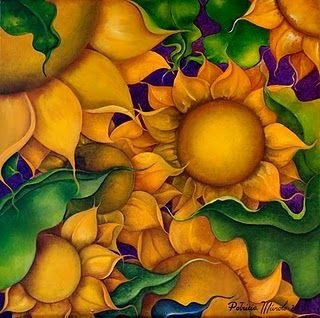 GIRASOLES Oil Canvas Floral Painting