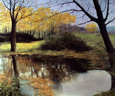 Charco otoñal