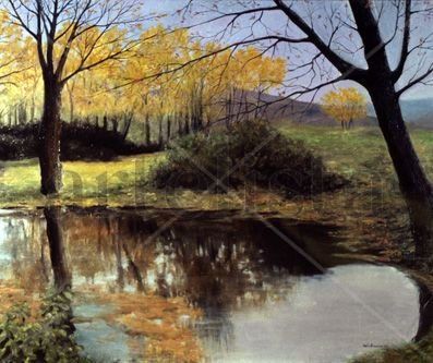 Charco otoñal 