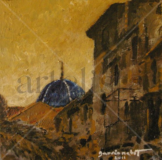 cupulas 9 Acrylic Canvas Landscaping