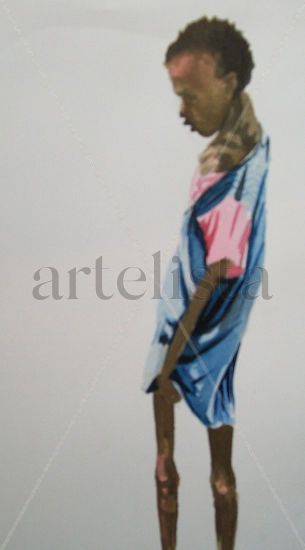 MI COLOR Watercolour Canvas Figure Painting