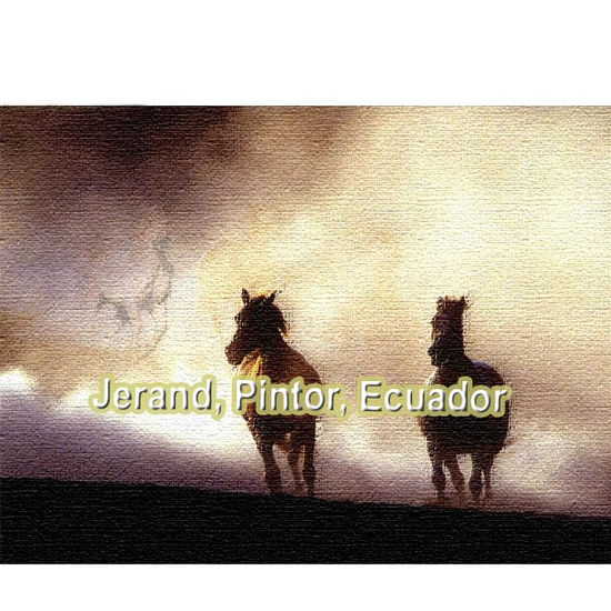 CABALLO 9 Oil Canvas Animals