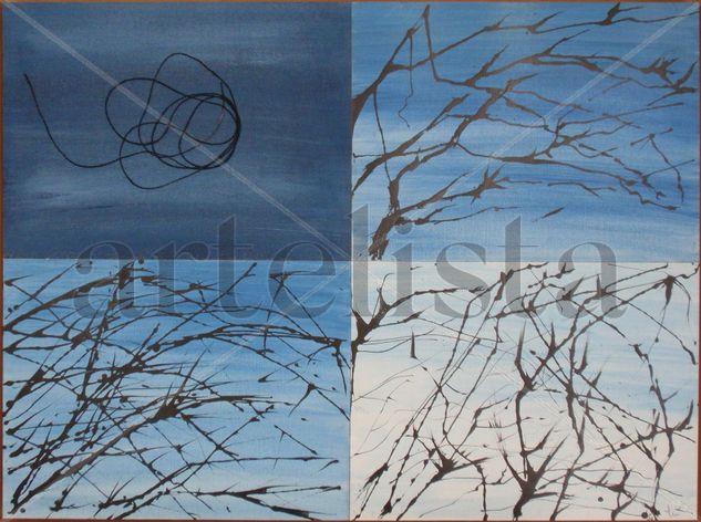 A serie: evolucion Acrylic Paper Others