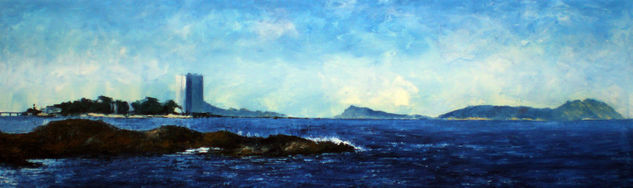 Islas Cies Oil Canvas Marine Painting