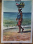 PALENQUERA,EN LA PLAYA