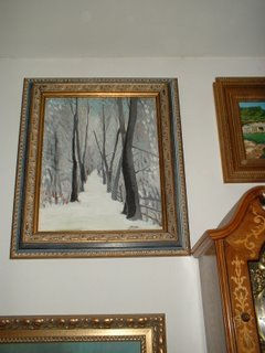paisaje con nieve