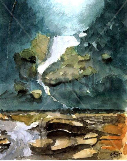 Cachoeira Watercolour Paper Landscaping