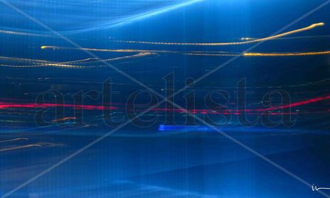 lineas composiciones en azul