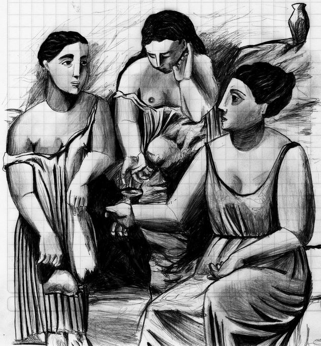 Tres mujeres en la fuente de Pablo Picasso