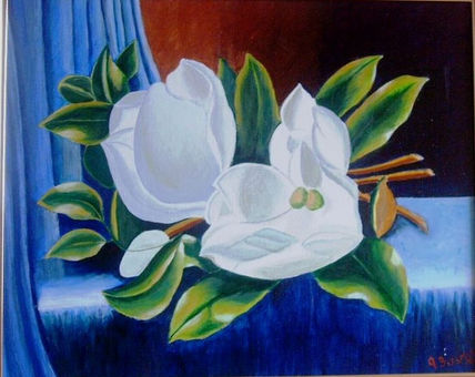 Flores sobre mesa