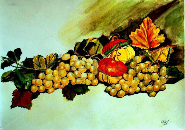 CALABAZAS Y UVAS