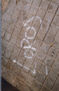 grafiti en el suelo