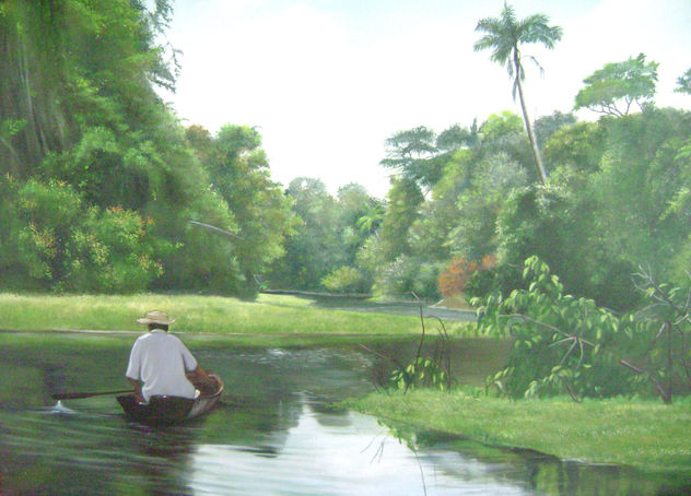 paisaje del rio cuero y salado
