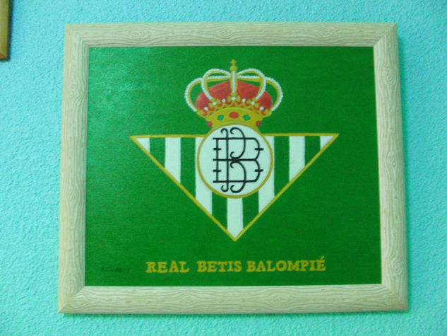 REAL BETIS BALON PIE Oil Canvas Sports