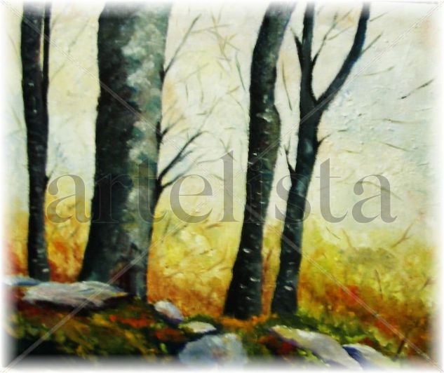 BOIRA A LA FABA GALICIA Oil Canvas Landscaping