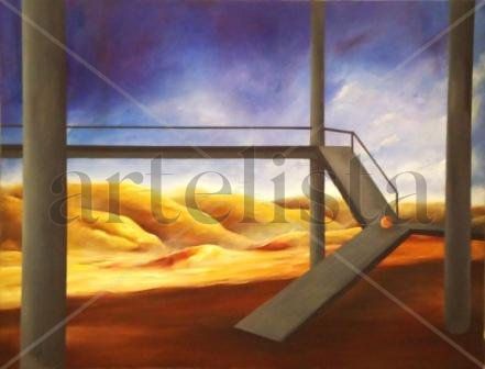 ESCALERA Oil Canvas Landscaping