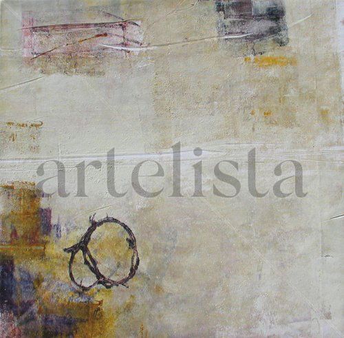 Serie:Erosiones. Sin título. Óleo sobre tela. 50 x 50 cm Autor: Julia Valdes.