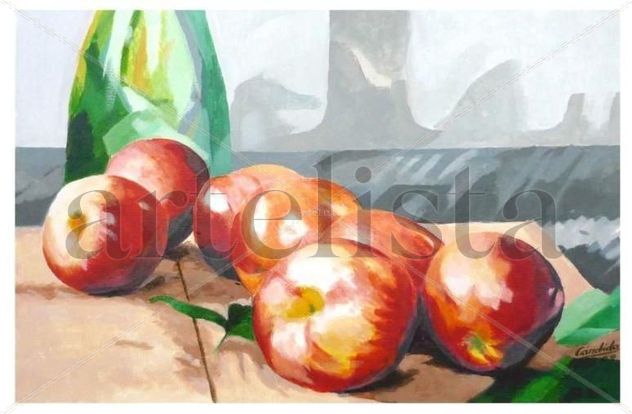 Bodegón manzanas