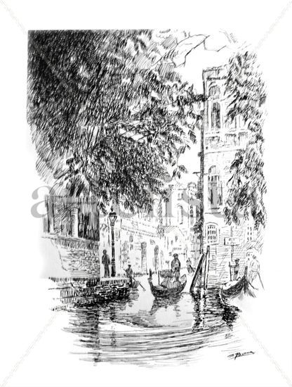 Rio San Polo (Venecia) Ink