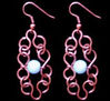 ARETES GUSANITO COBRE