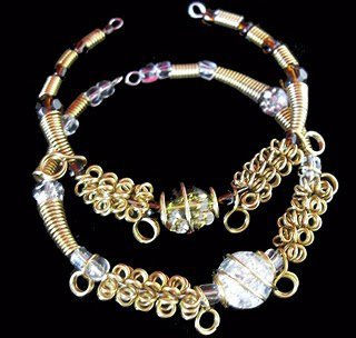 PULSERA DE ALAMBRE ROLLITOS